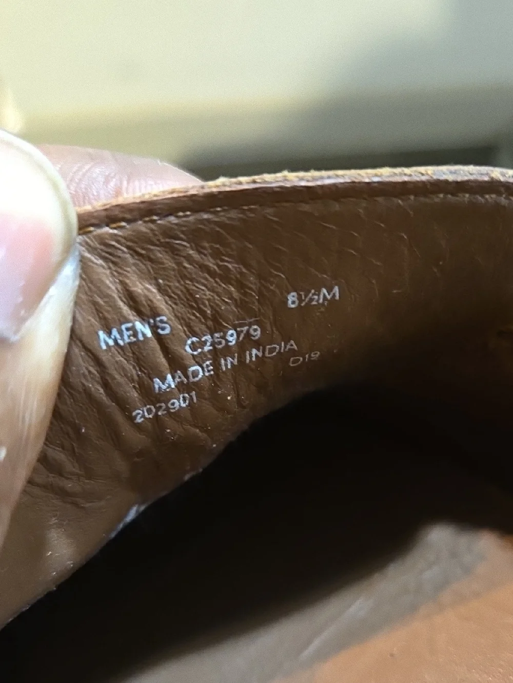 Cole Haan Man Tan Leather Bit Driving Loafers Size 8.5